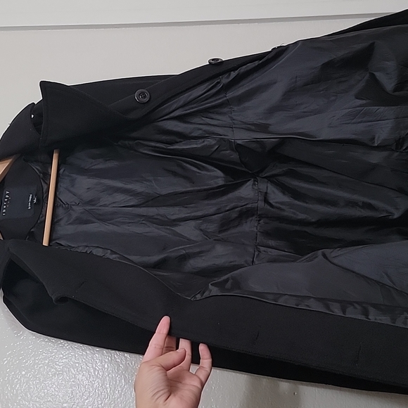 EUC Therapy by Lane Crawford Black Princess Coat Size Small - Picture 6 of 9